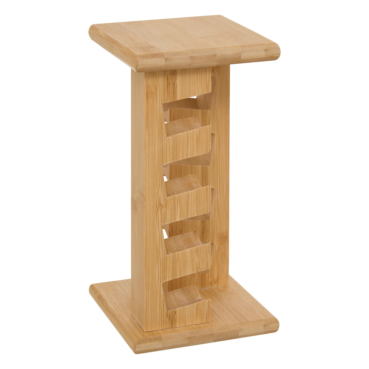 Conjunto de 8 frascos para especiarias com suporte COZY em bambu