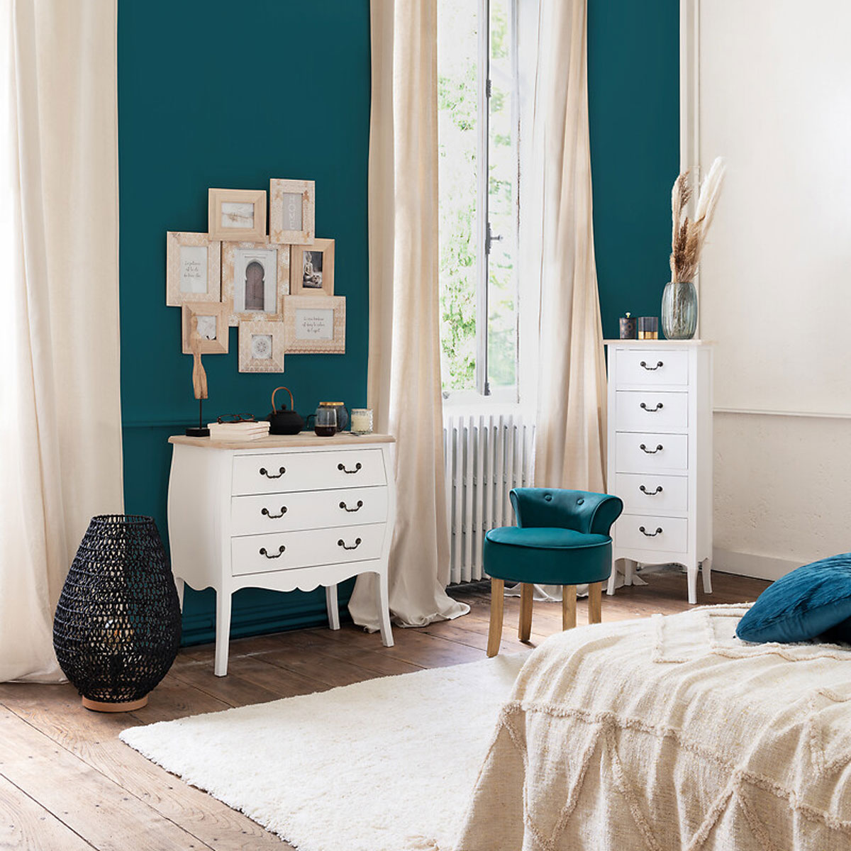 C&oacute;moda com 3 gavetas CHRYSA branca