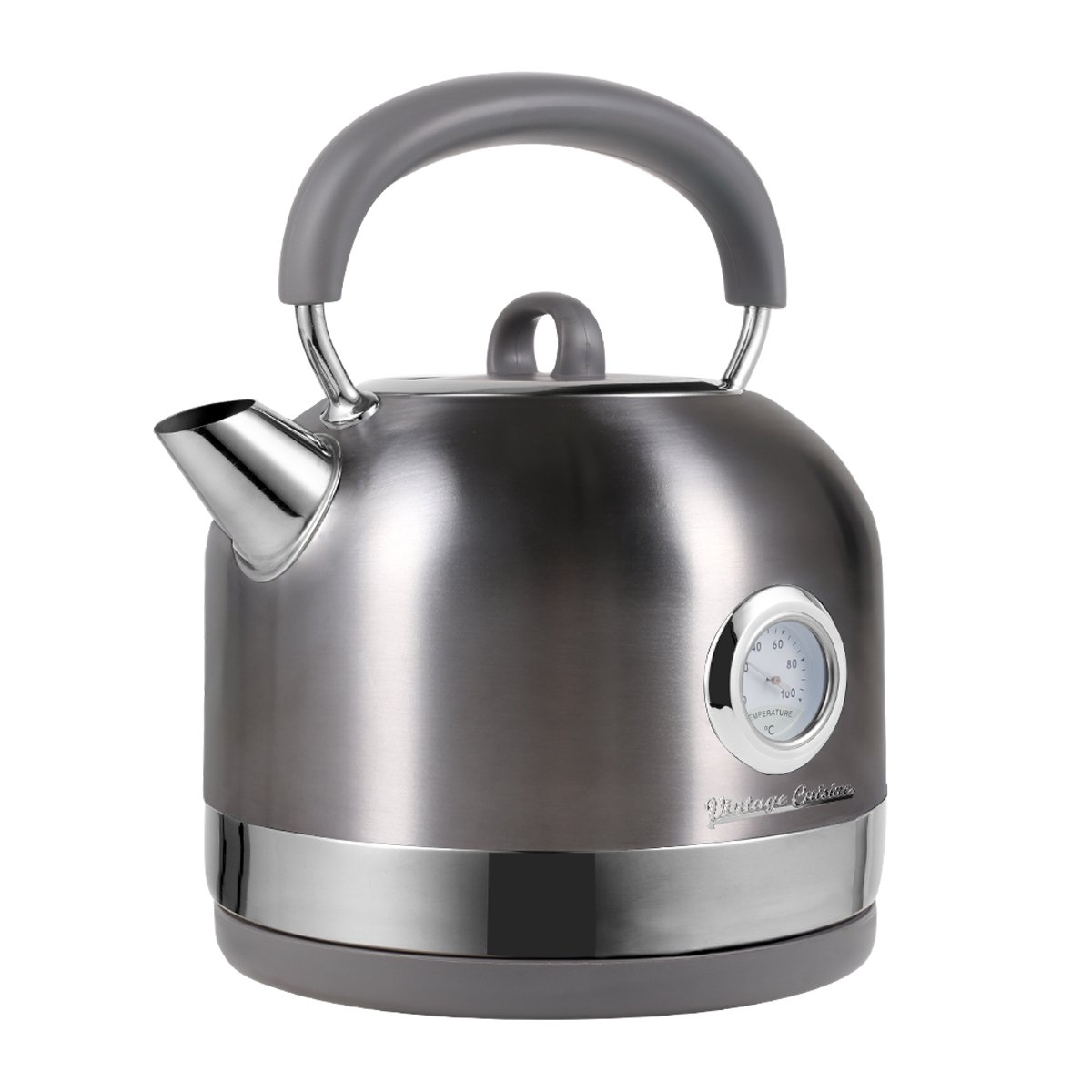 Chaleira elétrica VINTAGE CUISINE prateada 2200w