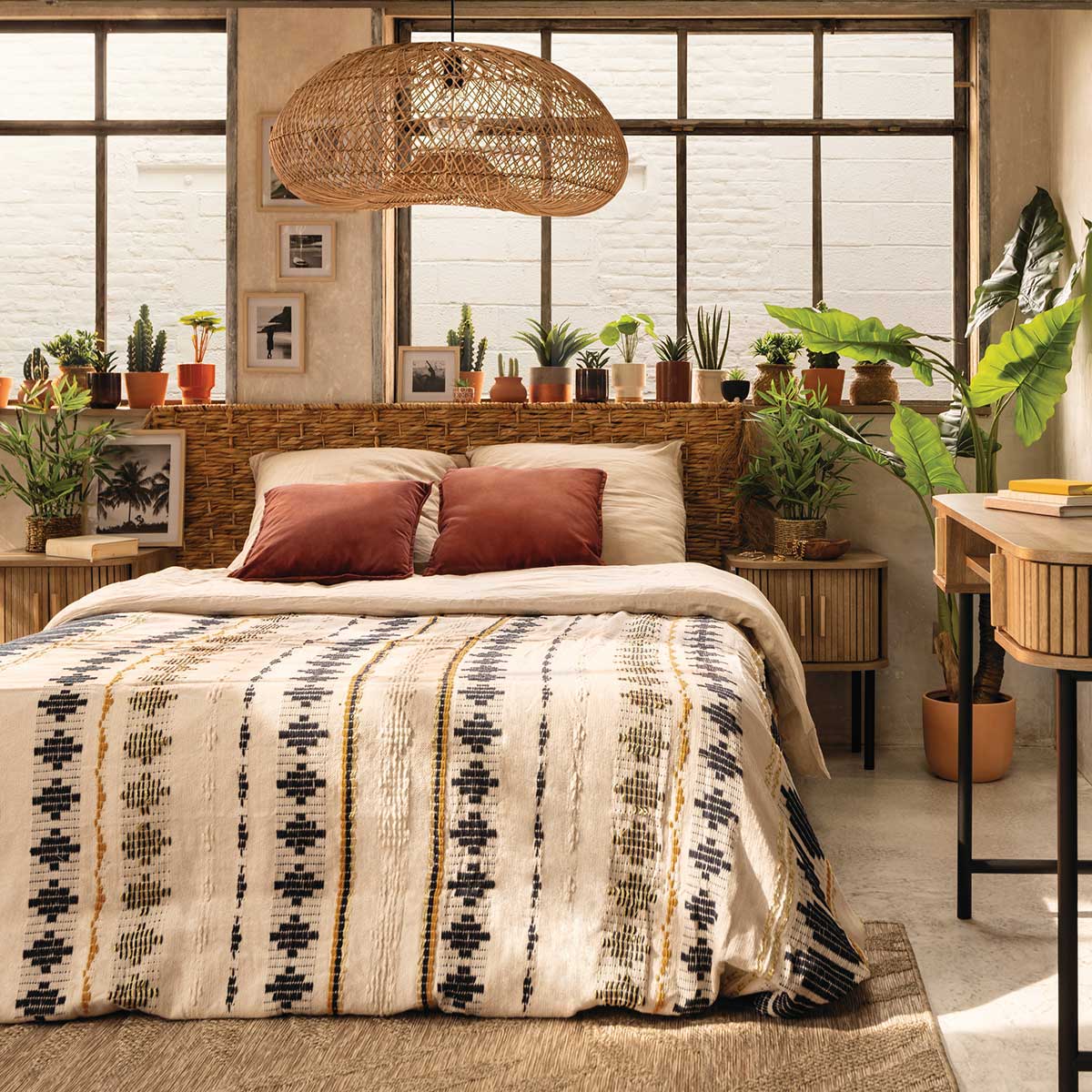 Almofada LILOU terracota 45x45cm