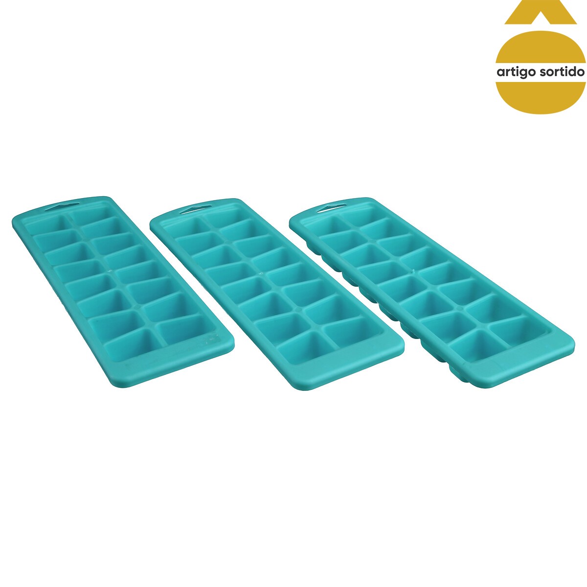 Conjunto de 3 cuvetes para gelo