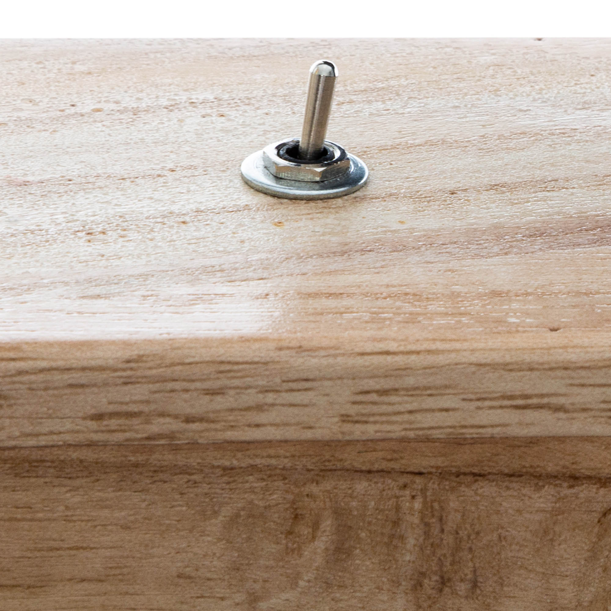 Candeeiro de mesa tibu natural em madeira paulownia