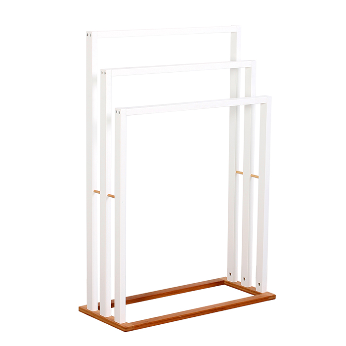 Secador para toalhas em bambu