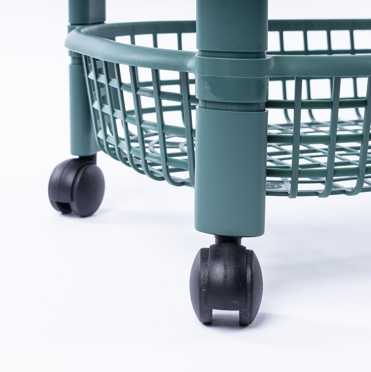 Carrinho de cozinha SAN marino verde com 4 cestos