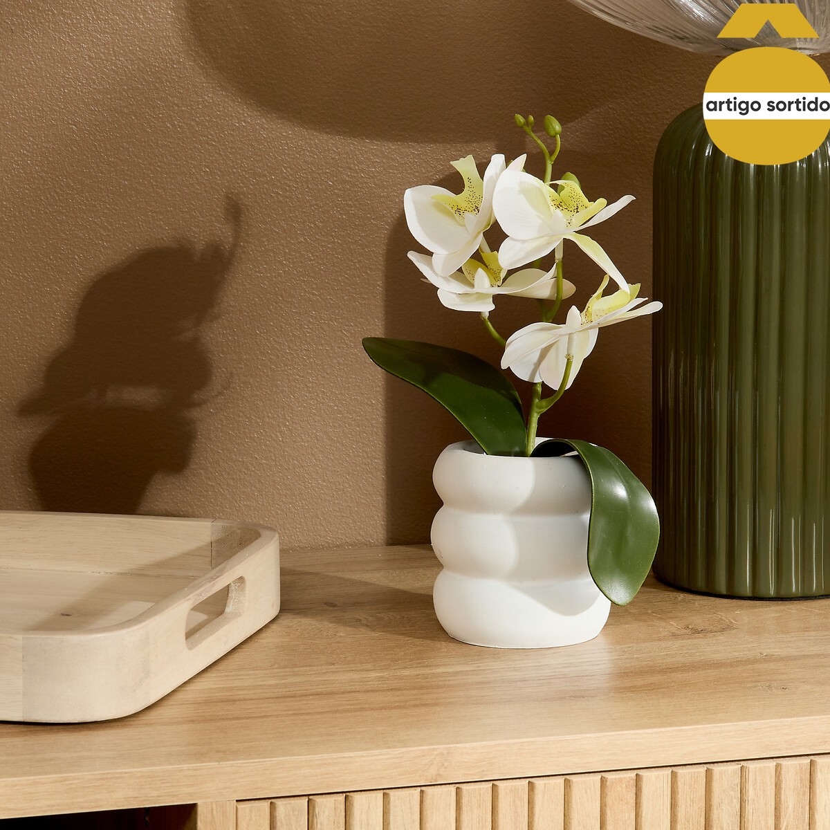 Planta artificial com vaso MICK D11x23cm