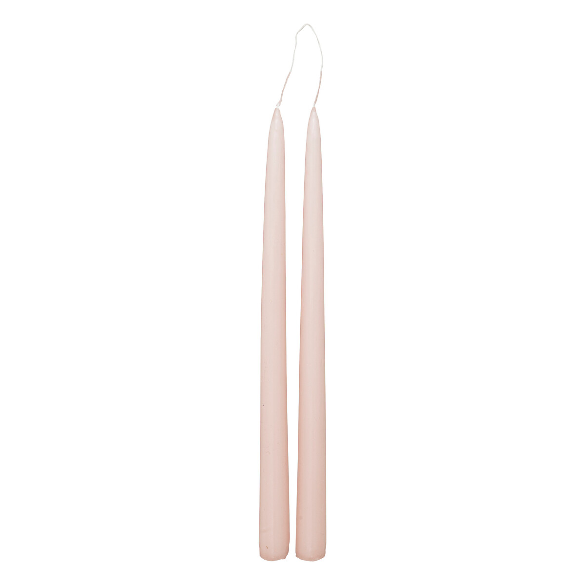 Conjunto de 2 velas HUGO rosa claro 30cm