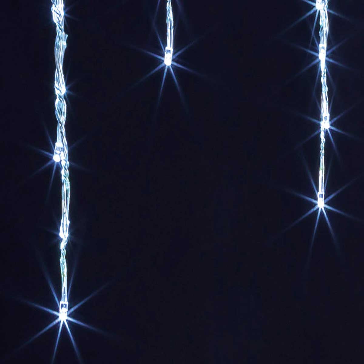 Cortina luminosa de natal efeito queda de neve 240 leds