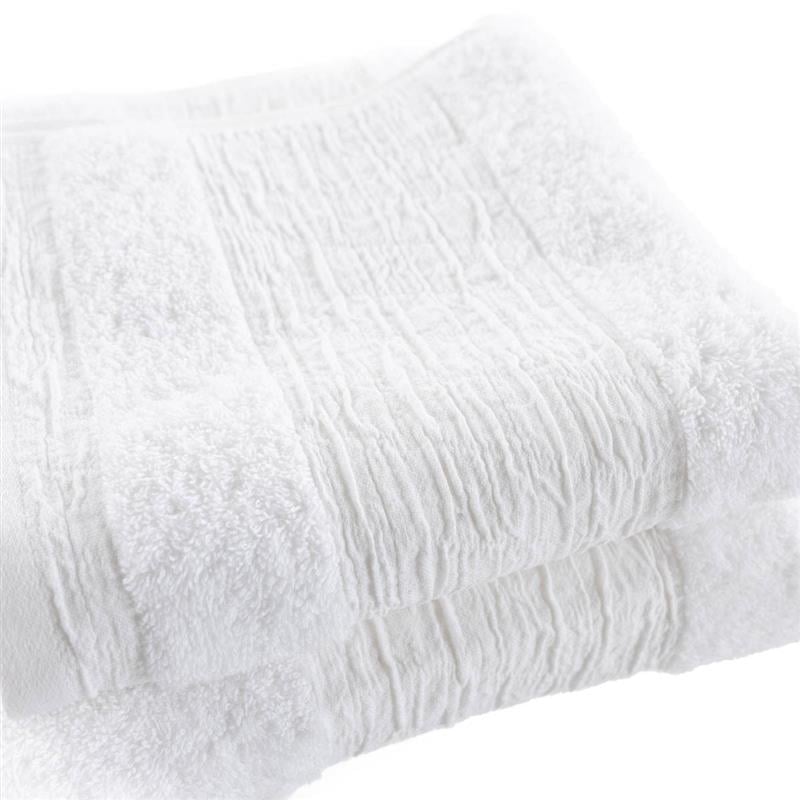 Conjunto de 2 toalhas de banho NUR branco