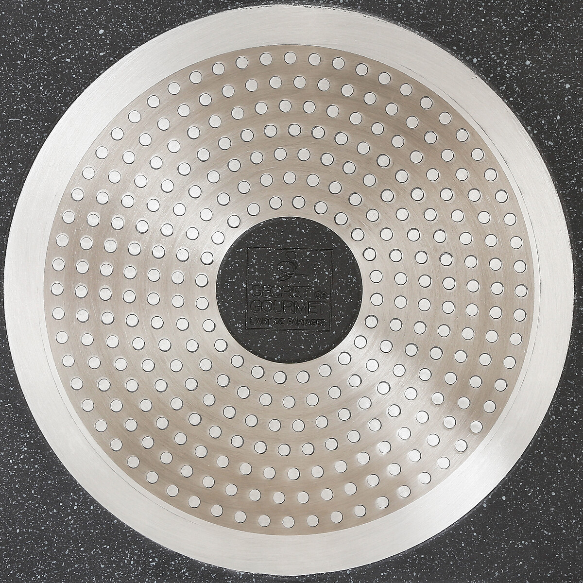 Grelhador de alumínio efeito pedra CARACTÈRE 27,5x44,8cm