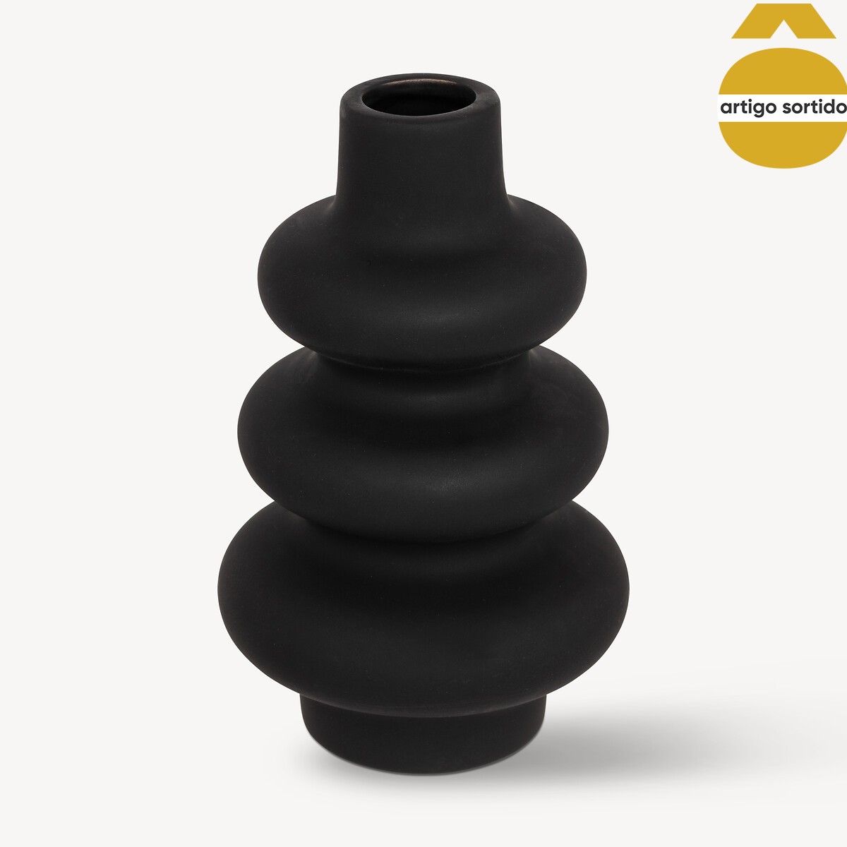 Vaso ZIYA em cer&acirc;mica 15cm