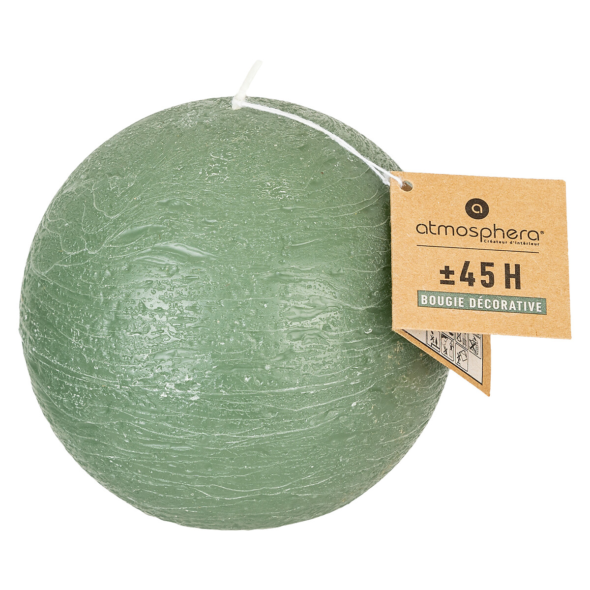 Vela bola OLIA verde celadon 10cm