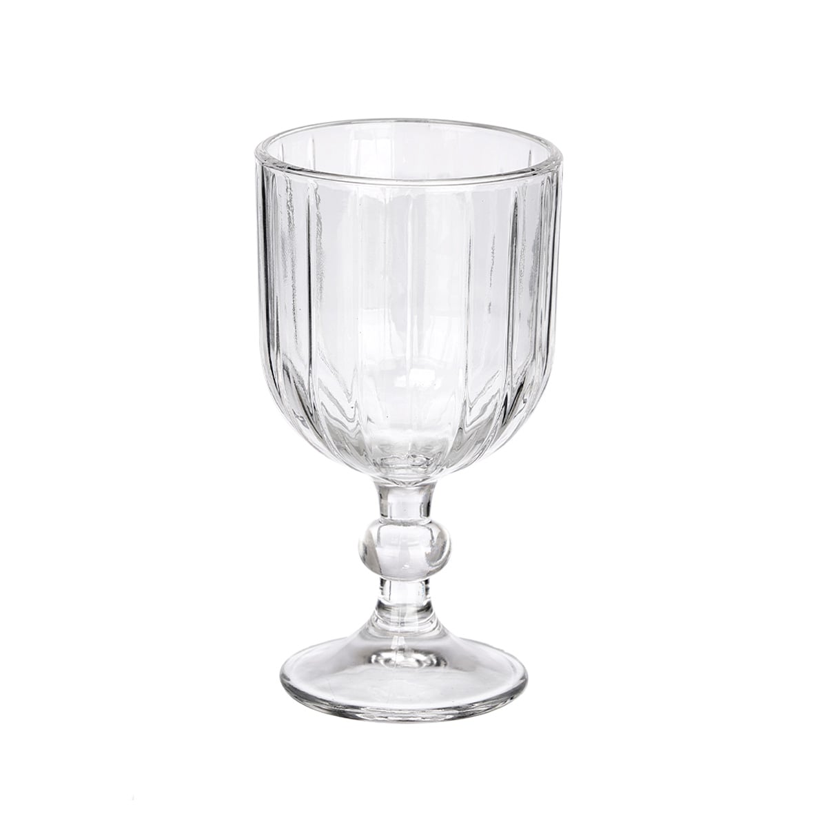 Copo de vinho riscas em vidro 380ml