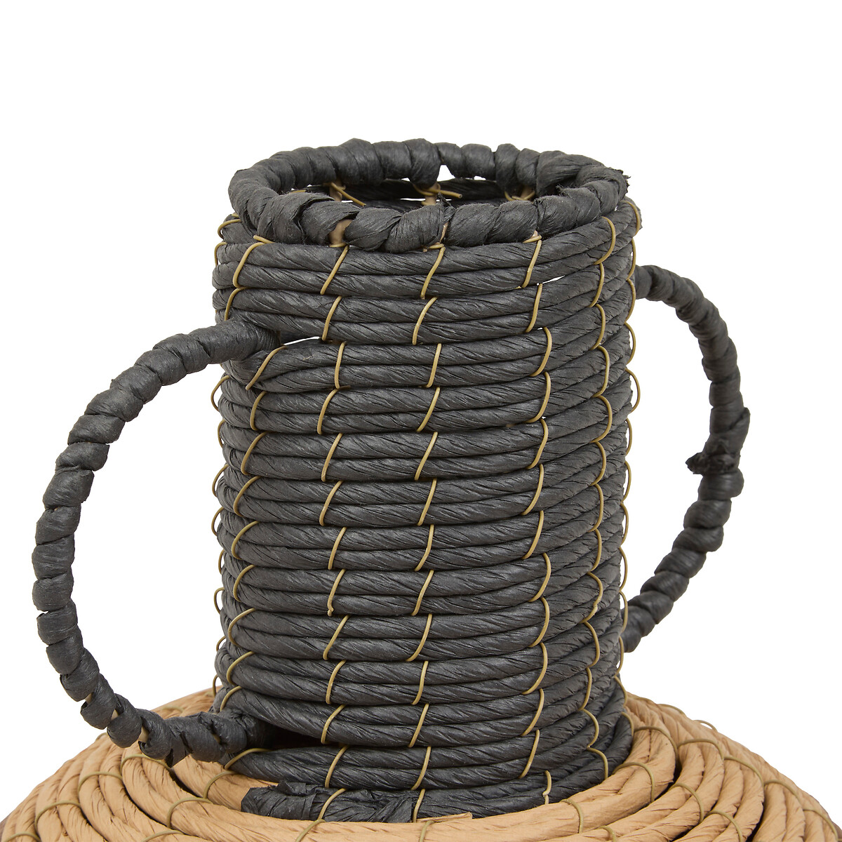 Jarra WONJ castanha 35x28cm