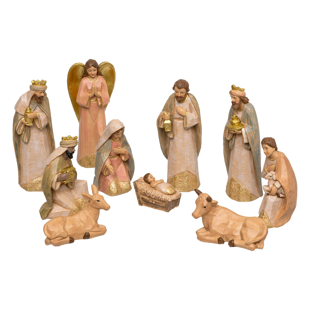 Pres&eacute;pio com 10 figuras