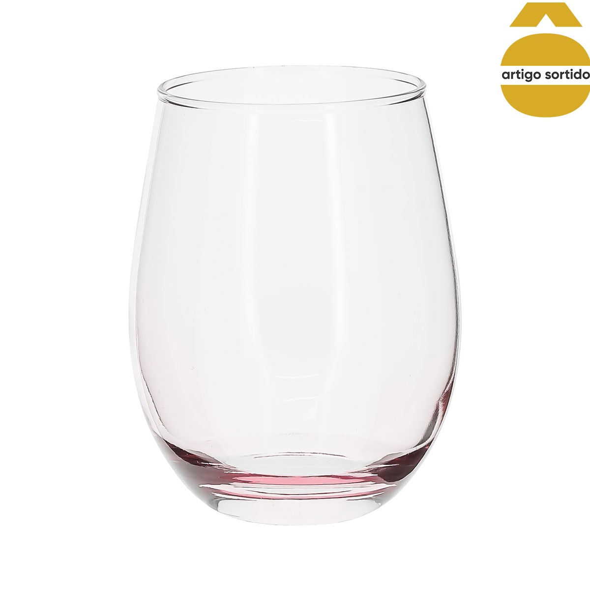 Copo Sem Pé Em Vidro 55cl