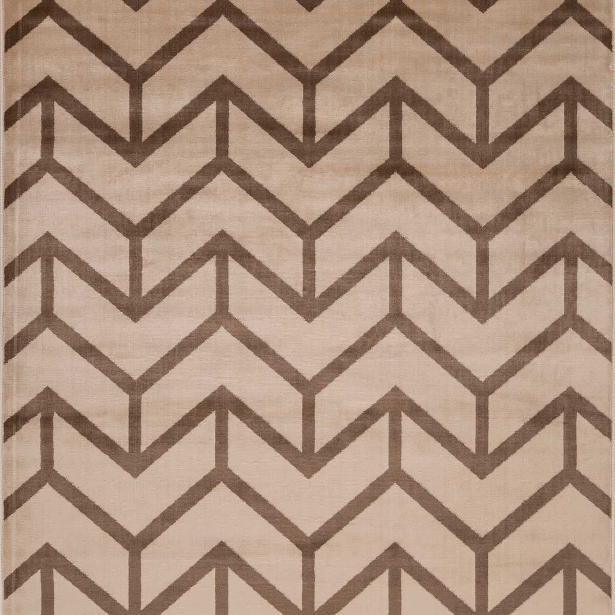 Tapete LENE bege e castanho 80x150cm