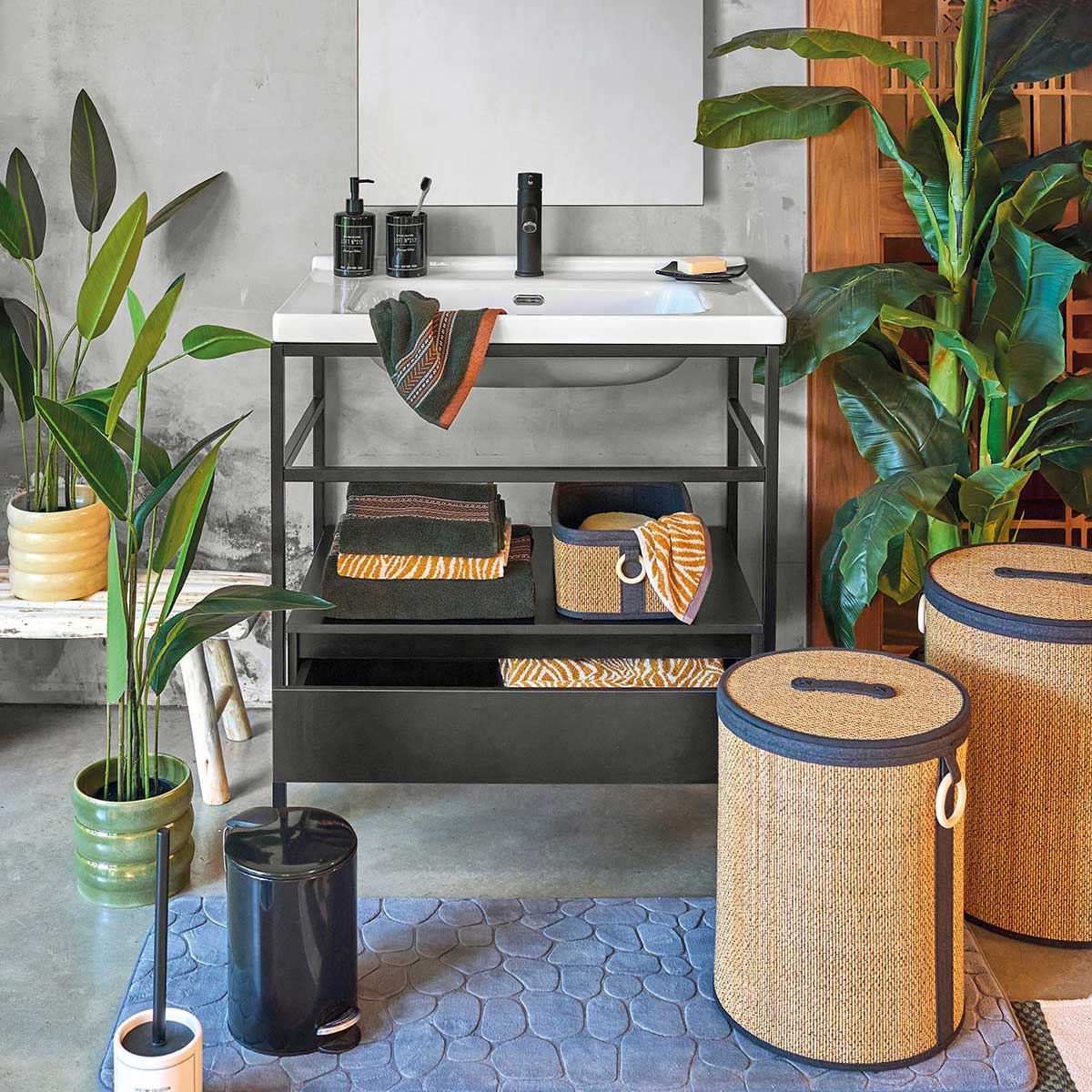 Doseador sabonete l&iacute;quido LOFT preto