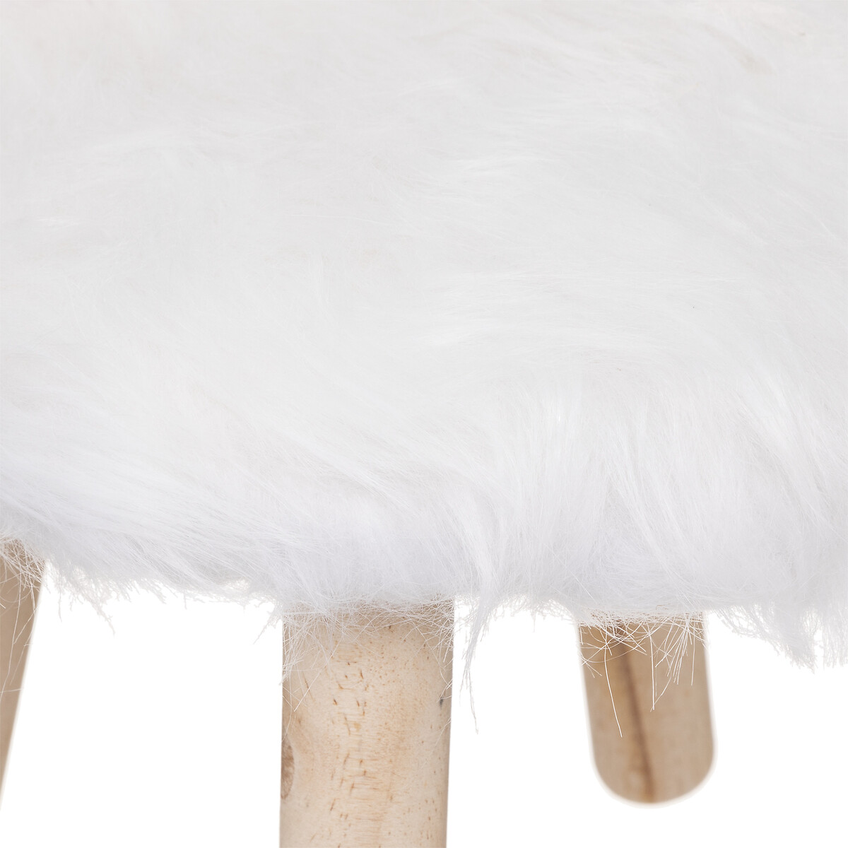 Tamborete unicórnio branco