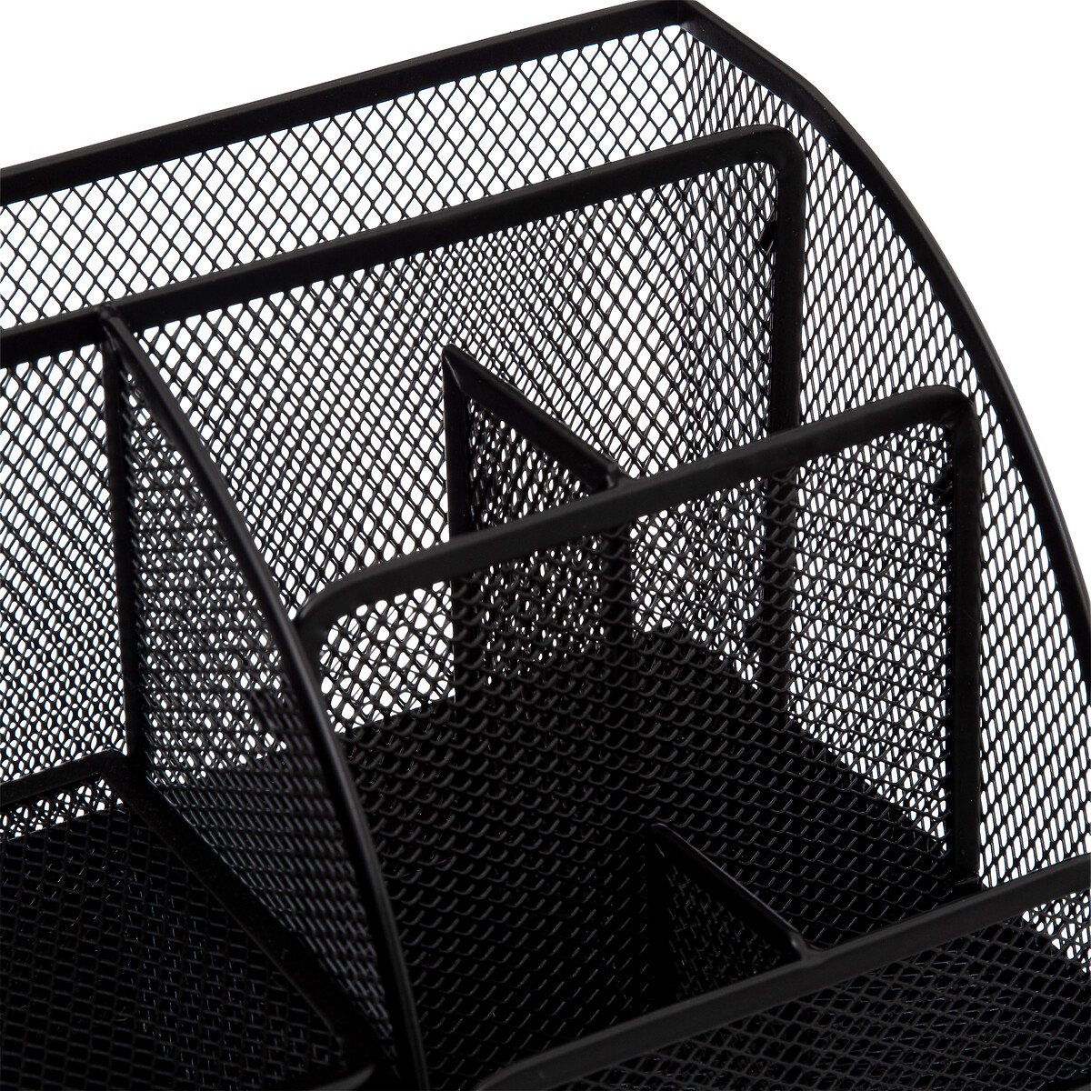 Organizador HAVI preto em metal para escritório