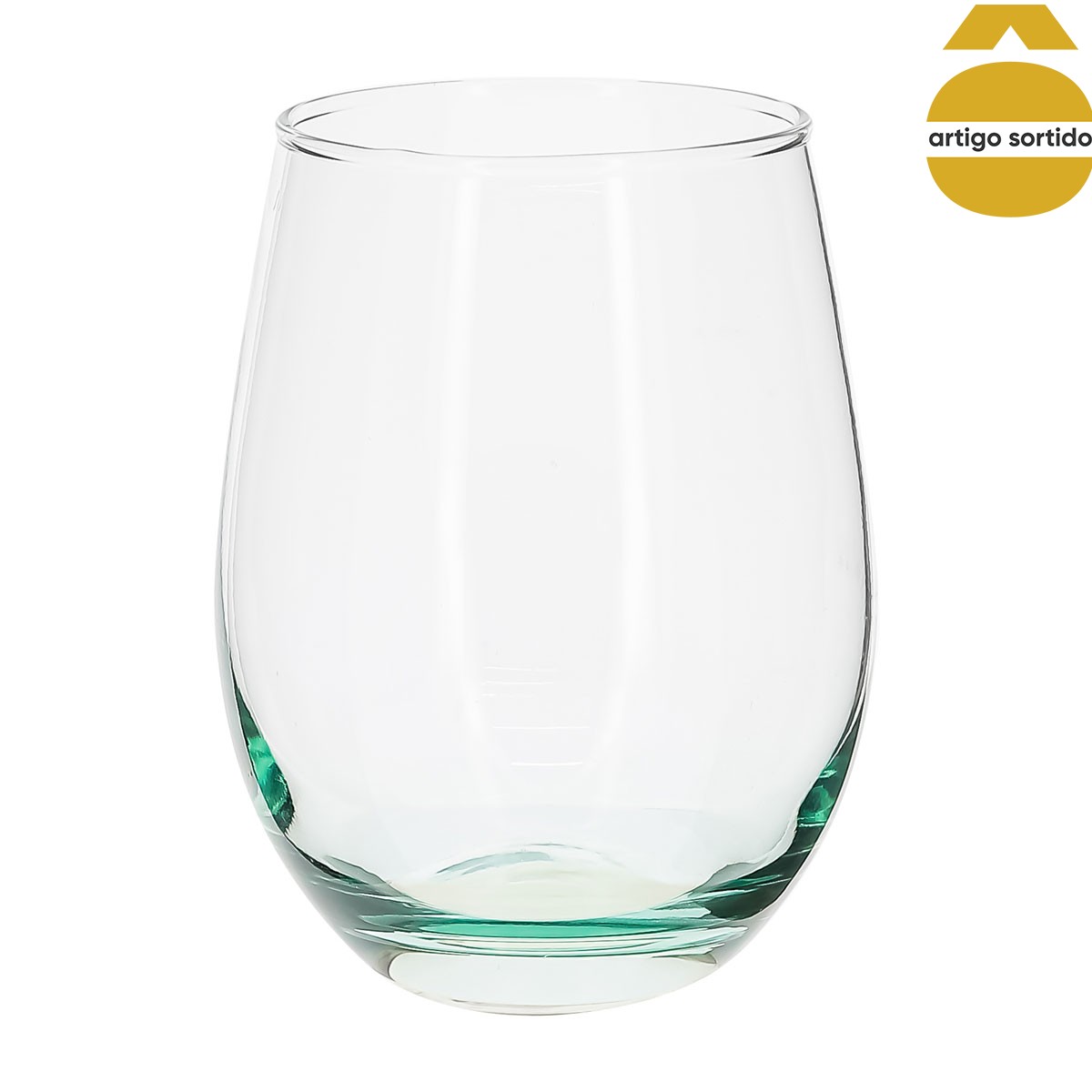 Copo Sem Pé Em Vidro 55cl