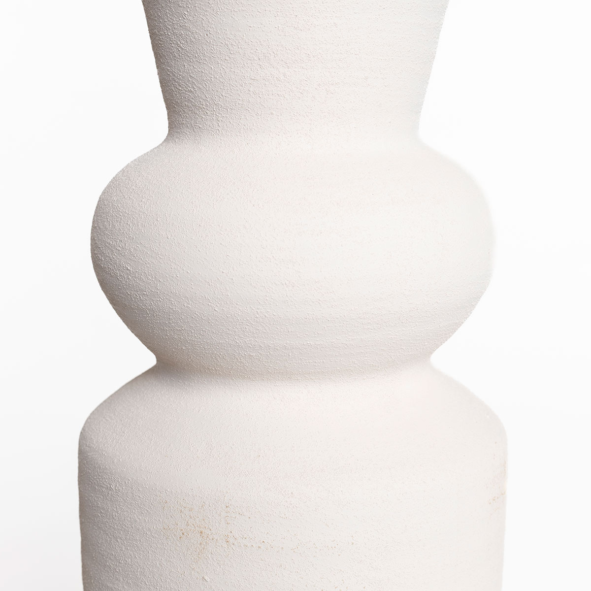 Jarra branco em cerâmica 44cm