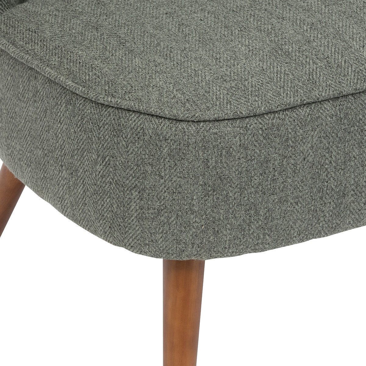 Poltrona GARY verde de tecido