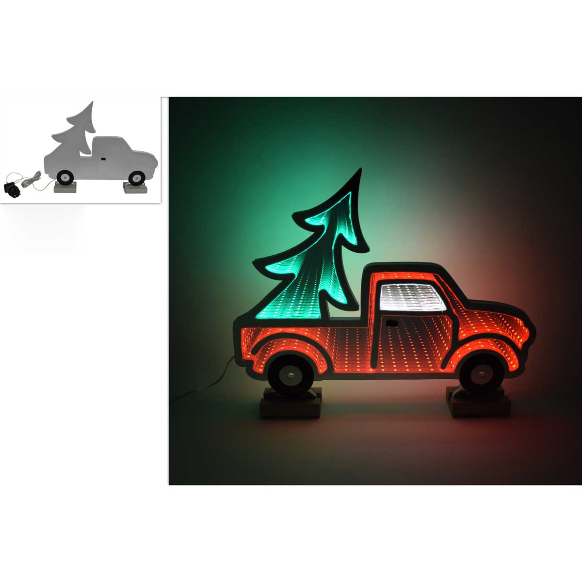 Cami&atilde;o 3D Luminoso 32,5x40cm