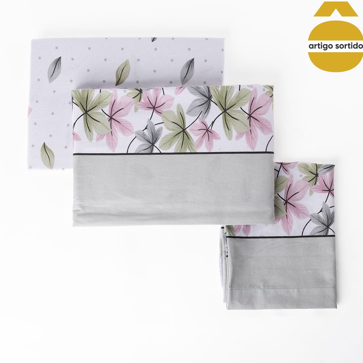 Jogo cama de casal flanela 240x280cm