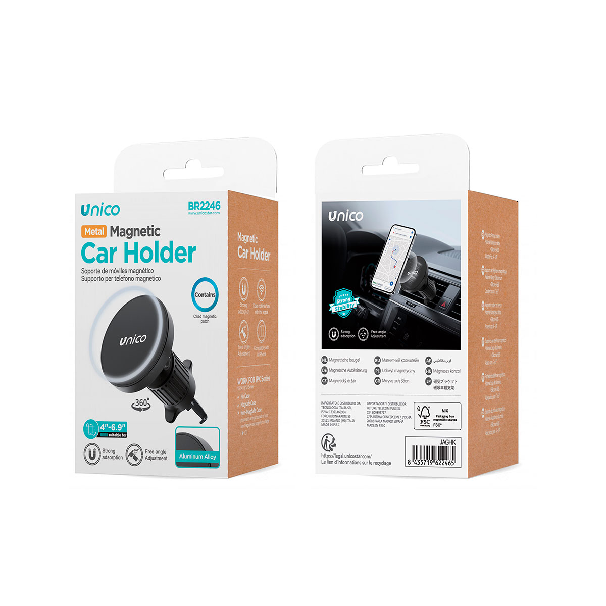 Suporte Magn&eacute;tico Auto para Telem&oacute;vel