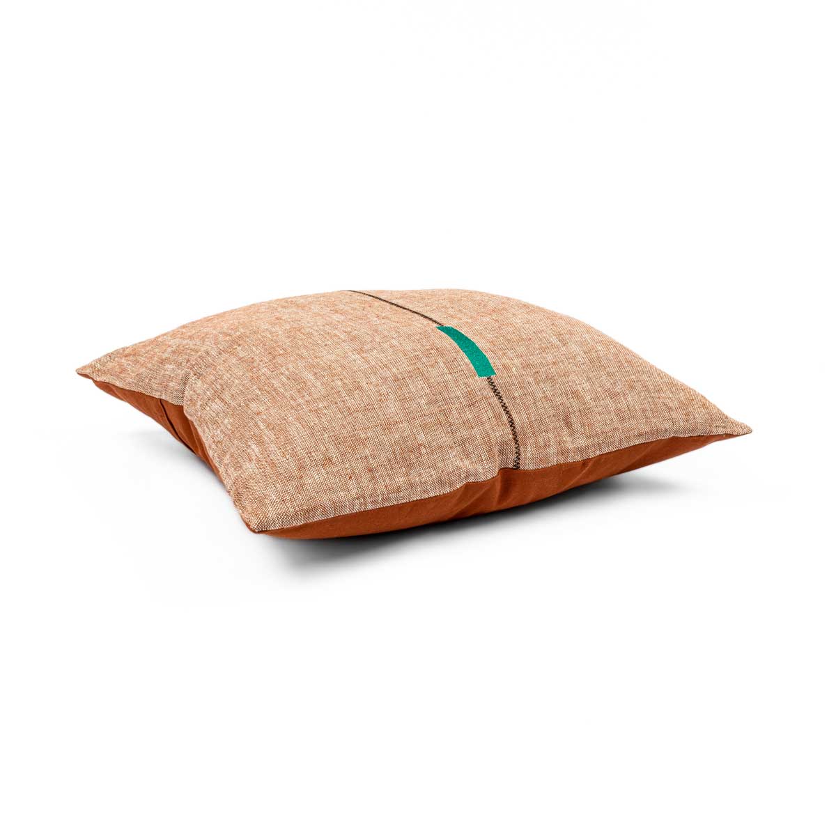 Almofada DOLCE RIVIERA terracota bordada 55x55cm