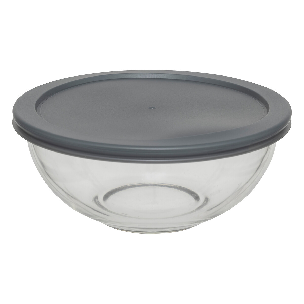 Conjunto de 3 caixas redondas em vidro