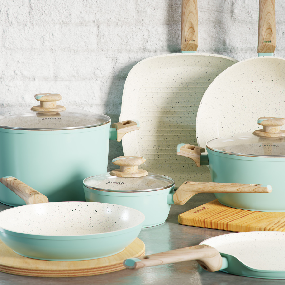 Wok HERA antiaderente 28cm,  Wok HERA antiaderente 28cm