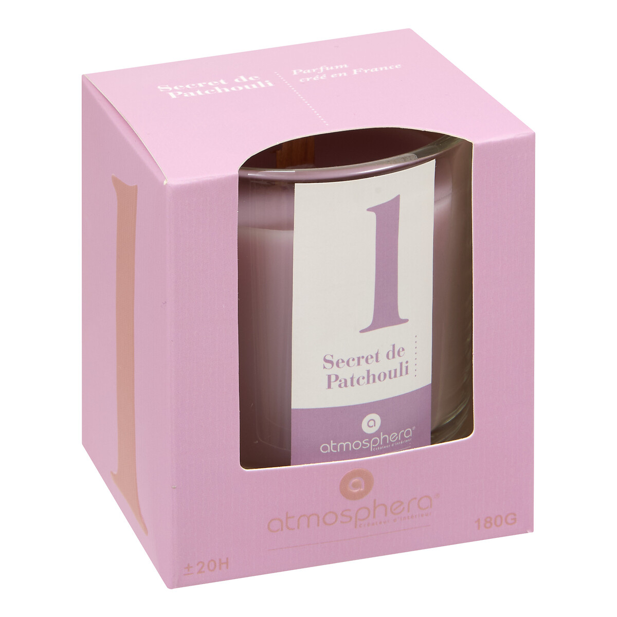 Vela perfumada em frasco de vidro NUMIA 180g