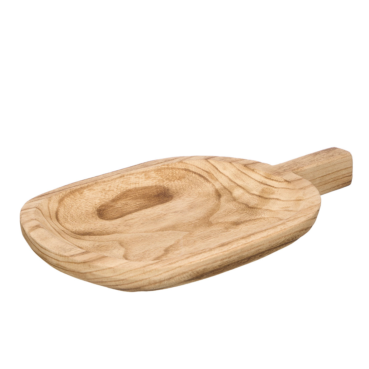 T&aacute;bua Bege De Madeira Queimada 40x24cm