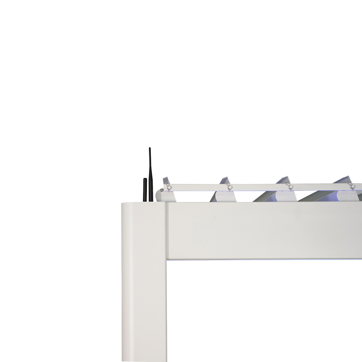 P&eacute;rgola el&eacute;trica EVORA branco 3,6x3,6cm