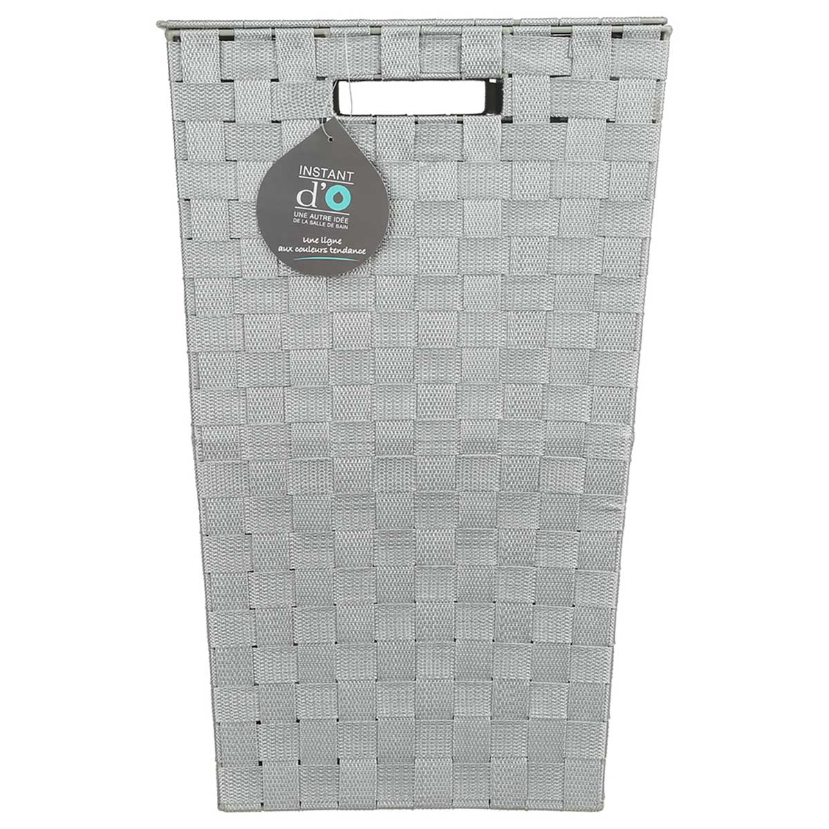 Cesto de roupa wc cinza