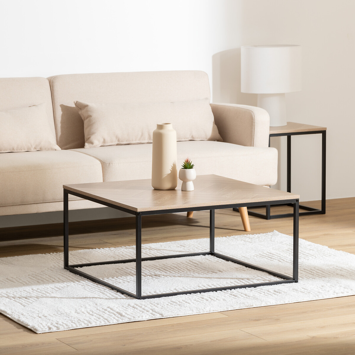 Mesa de apoio CHEVRONS preta