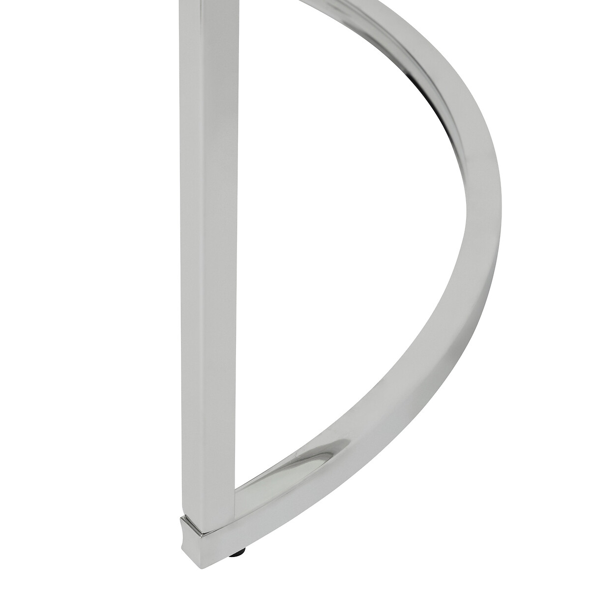 Conjunto de 2 mesas de centro KNEO prateadas