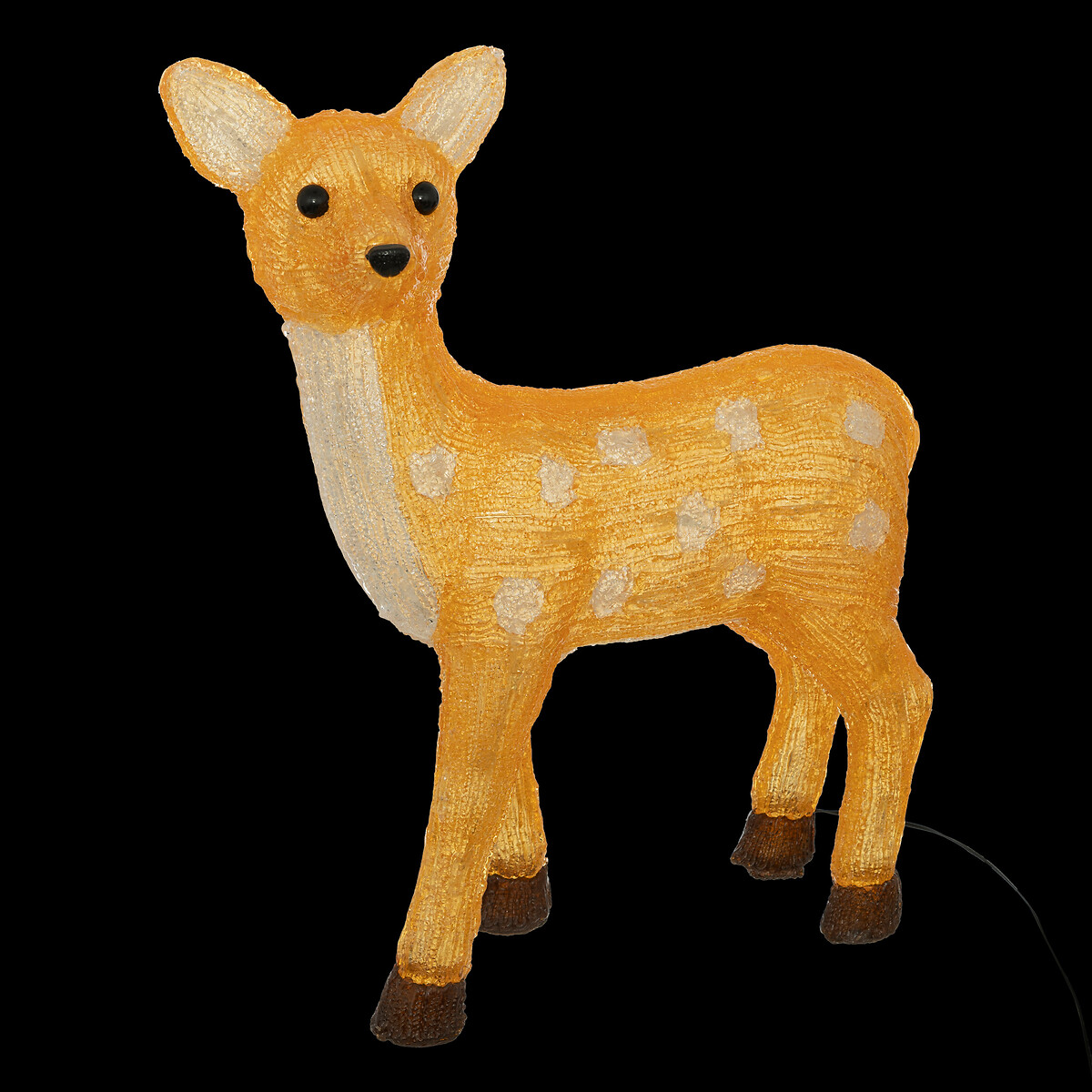 Figura de cervo luminosa 39x48cm