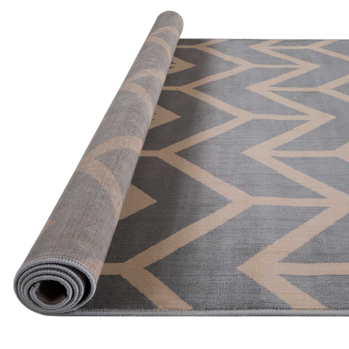 Tapete LENE cinza e bege 160x235cm