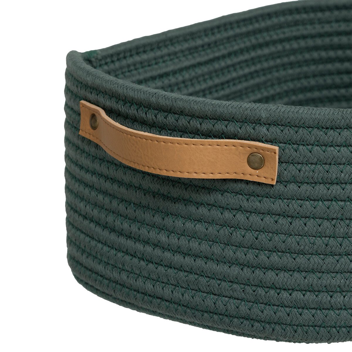 Conjunto de 3 cestos de arruma&ccedil;&atilde;o verde DUO