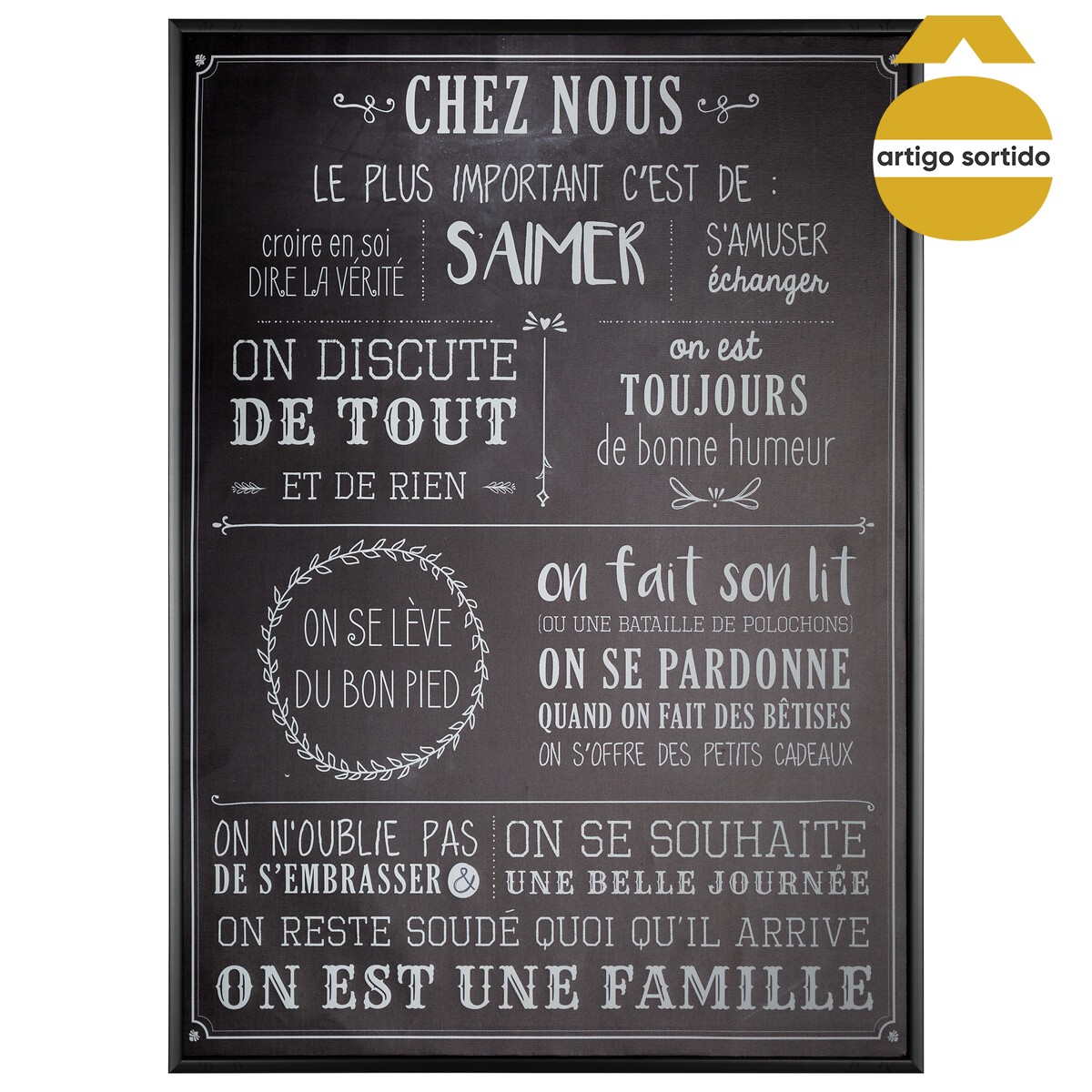 Quadro decorativo 70x50cm