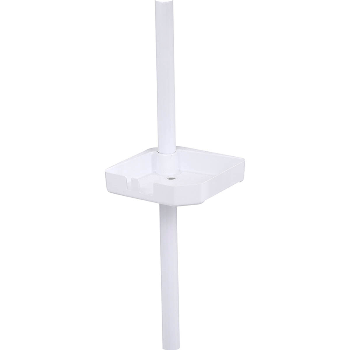 Coluna de duche branco com 3 prateleiras