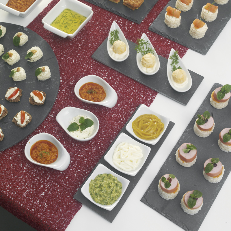 Tábua rectangular de ardósia 11x30cm