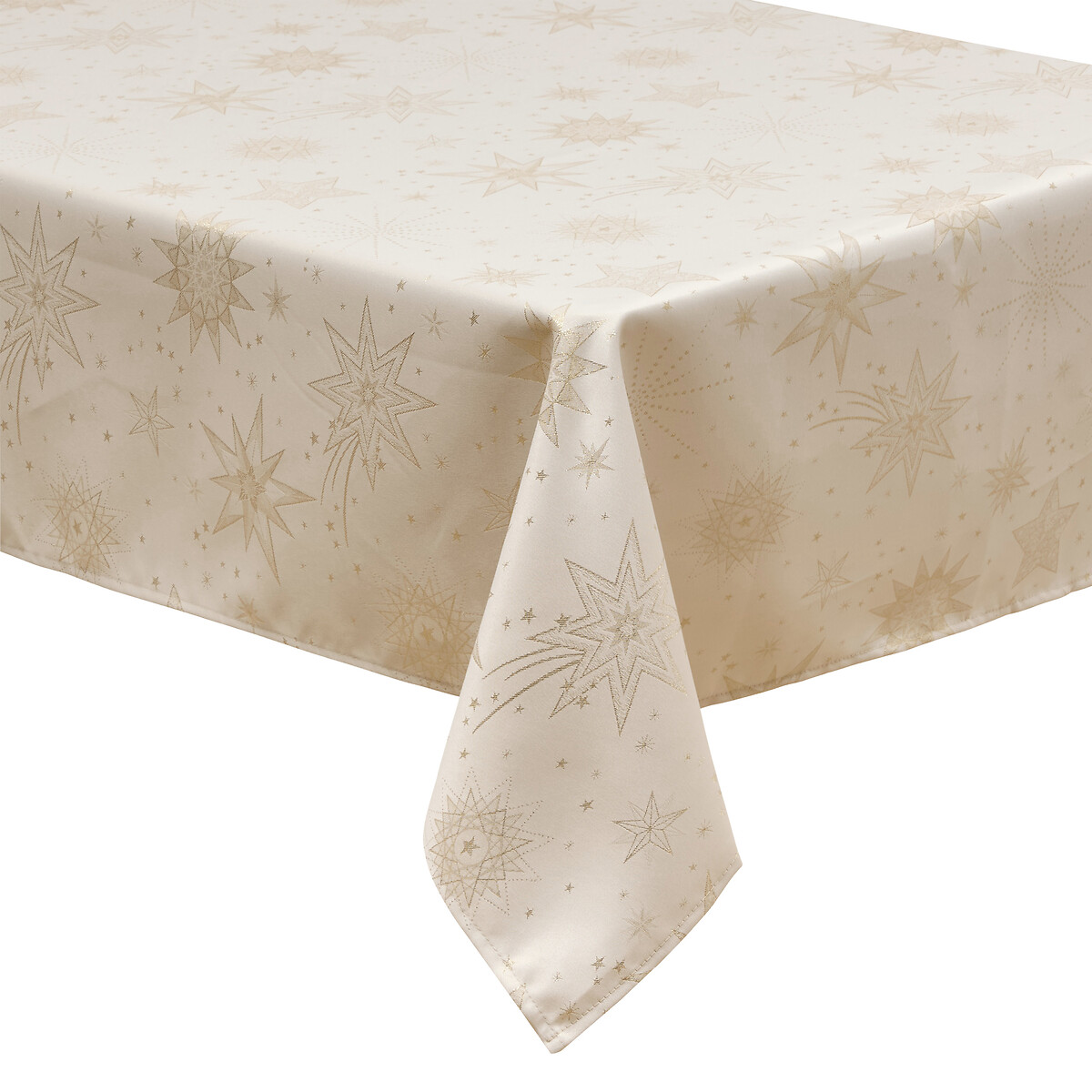 Toalha de mesa dourado com estrelas 140x360cm