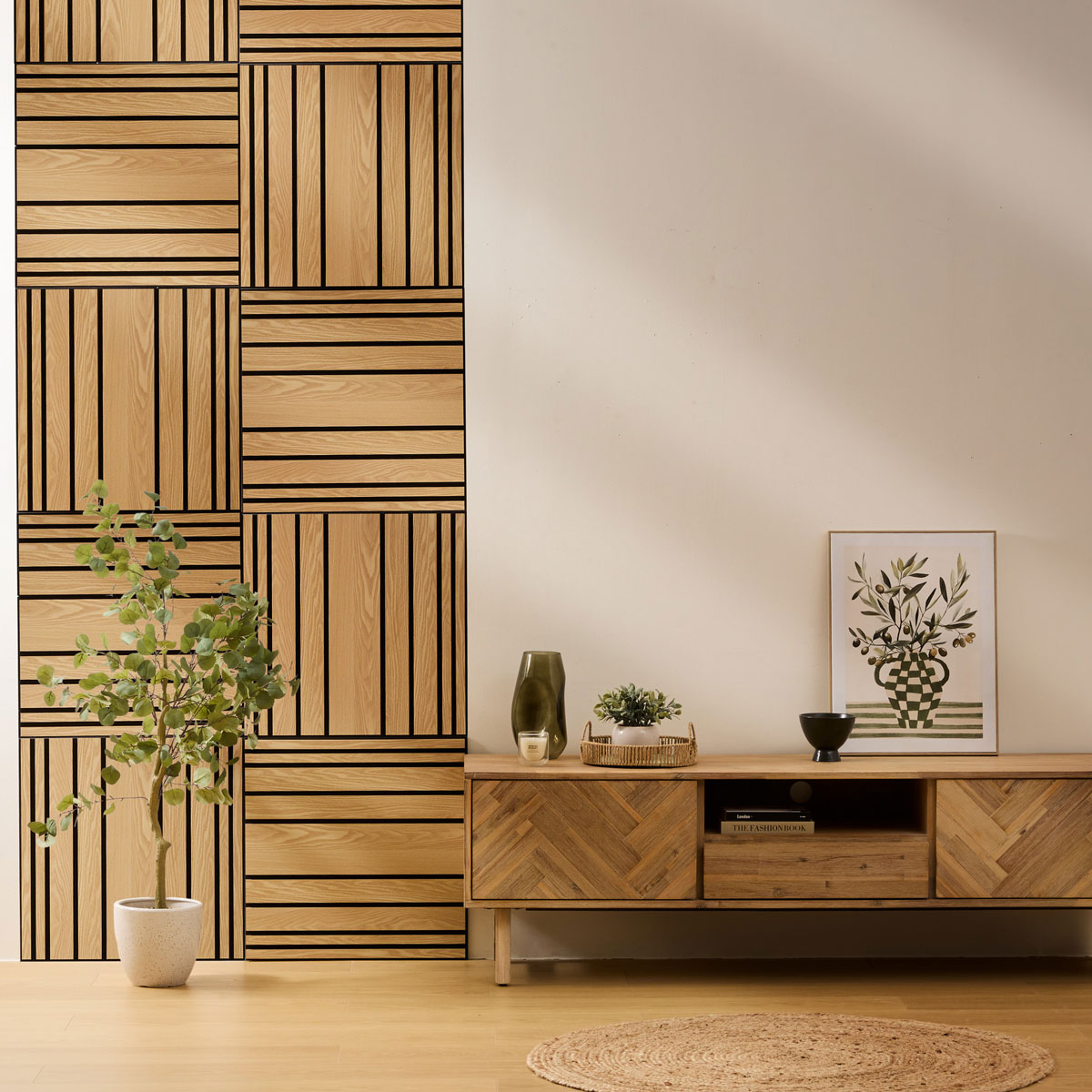 Painel decorativo COLVA em mdf 60x60cm