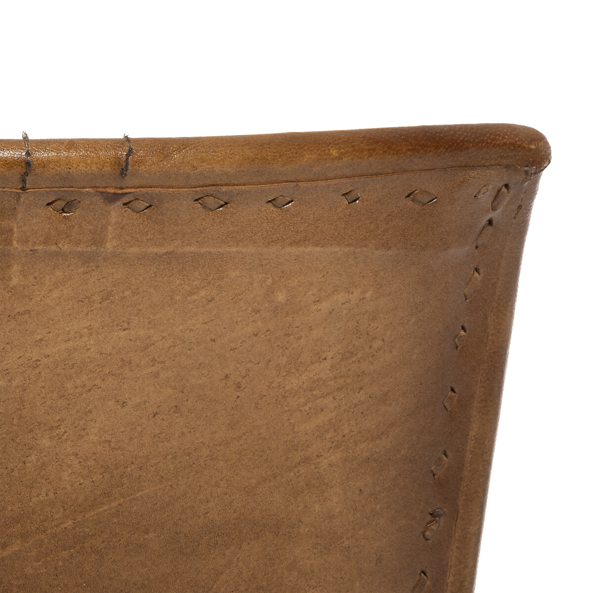 Poltrona HOPER castanho de couro