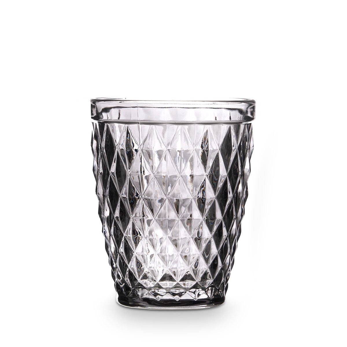 Copo De Água Diamante Cinza 25cl