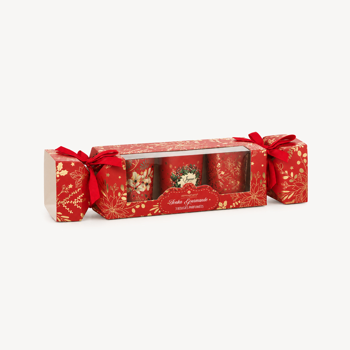 Conjunto de 3 velas perfumadas 5x6cm