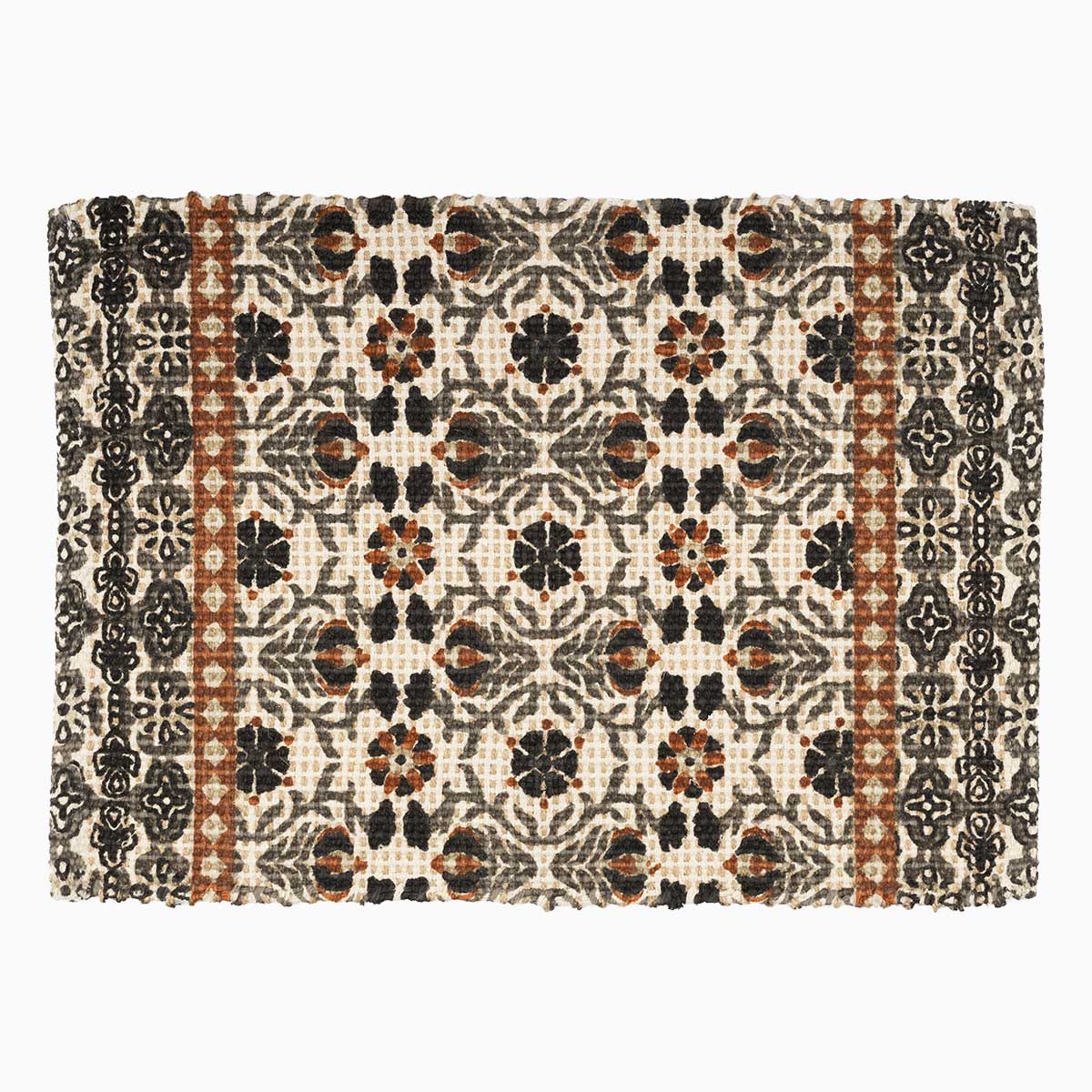 Individual De Mesa Dakar Em Juta E Algod&atilde;o 33x49cm